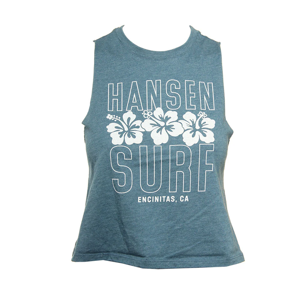 Hansen Womens Tank Top In Bloom Crop