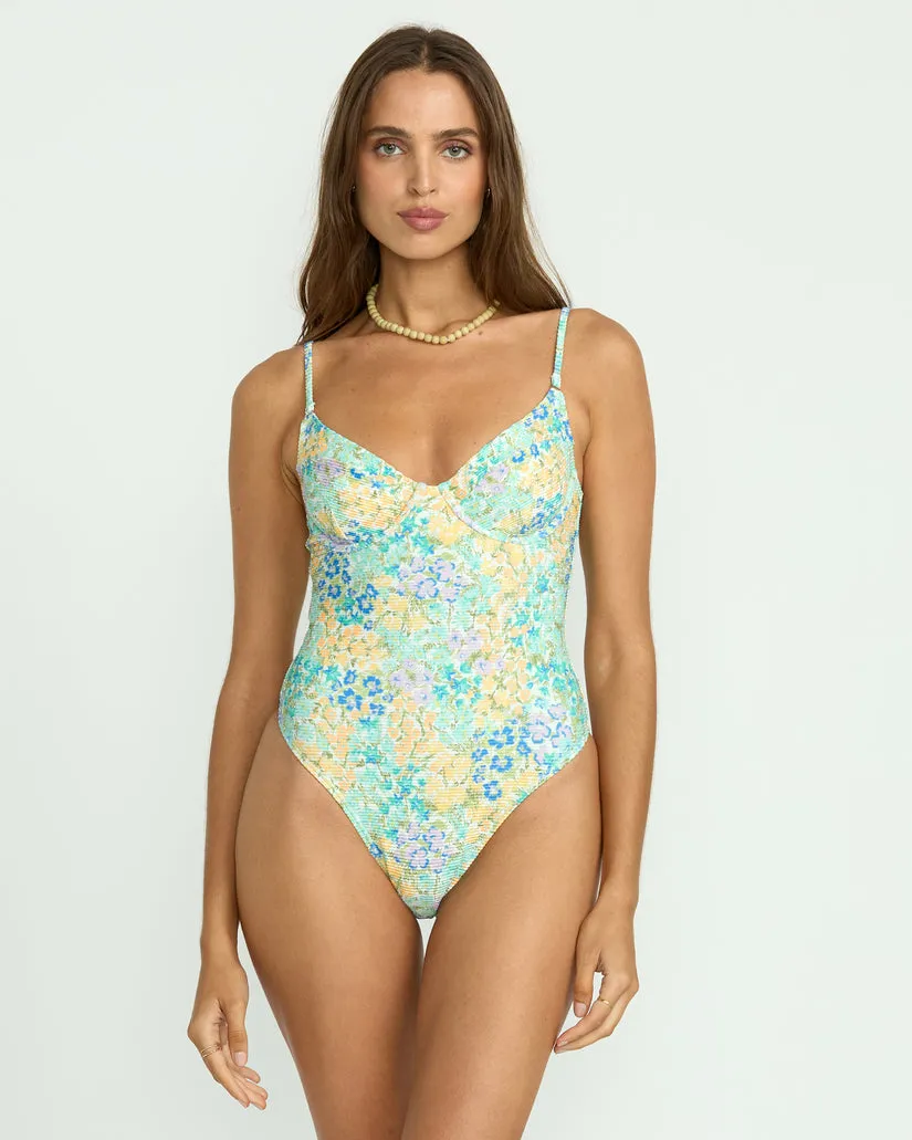 Billabong Womens Swimsuit Morning Swell Morgan One-Piece