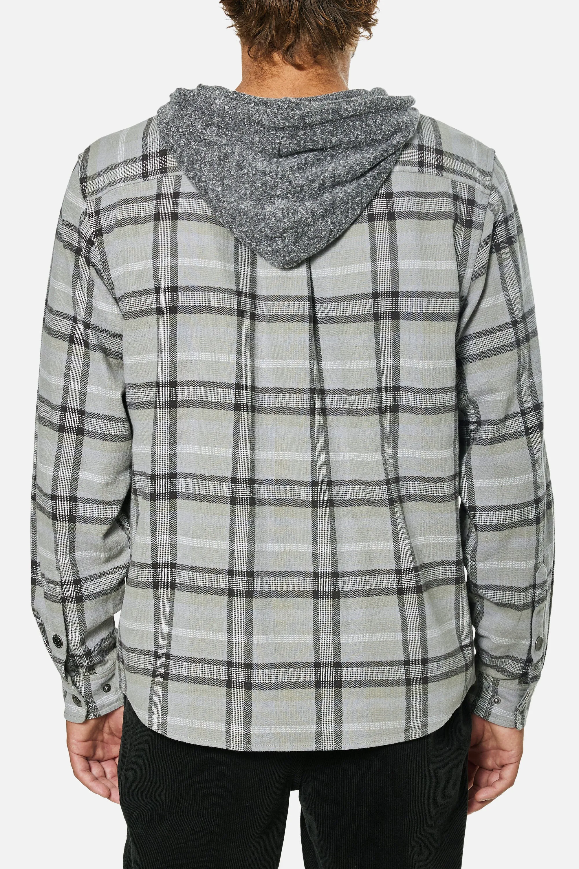 Katin Mens Shirt Harold Hooded Flannel