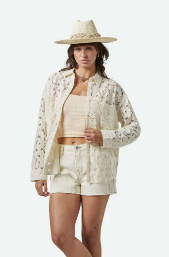 Brixton Womens Shirt East Side Boxy L/S Button Down