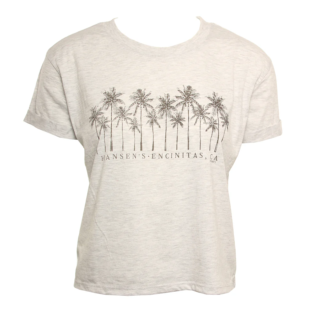 Hansen Womens Shirt Sketch Palm