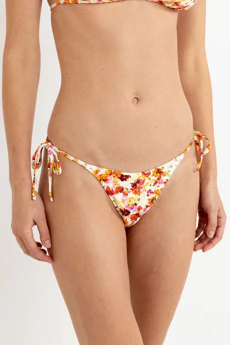 Rhythm Womens Bikini Bottoms Haven Floral Tie Side Hi Cut
