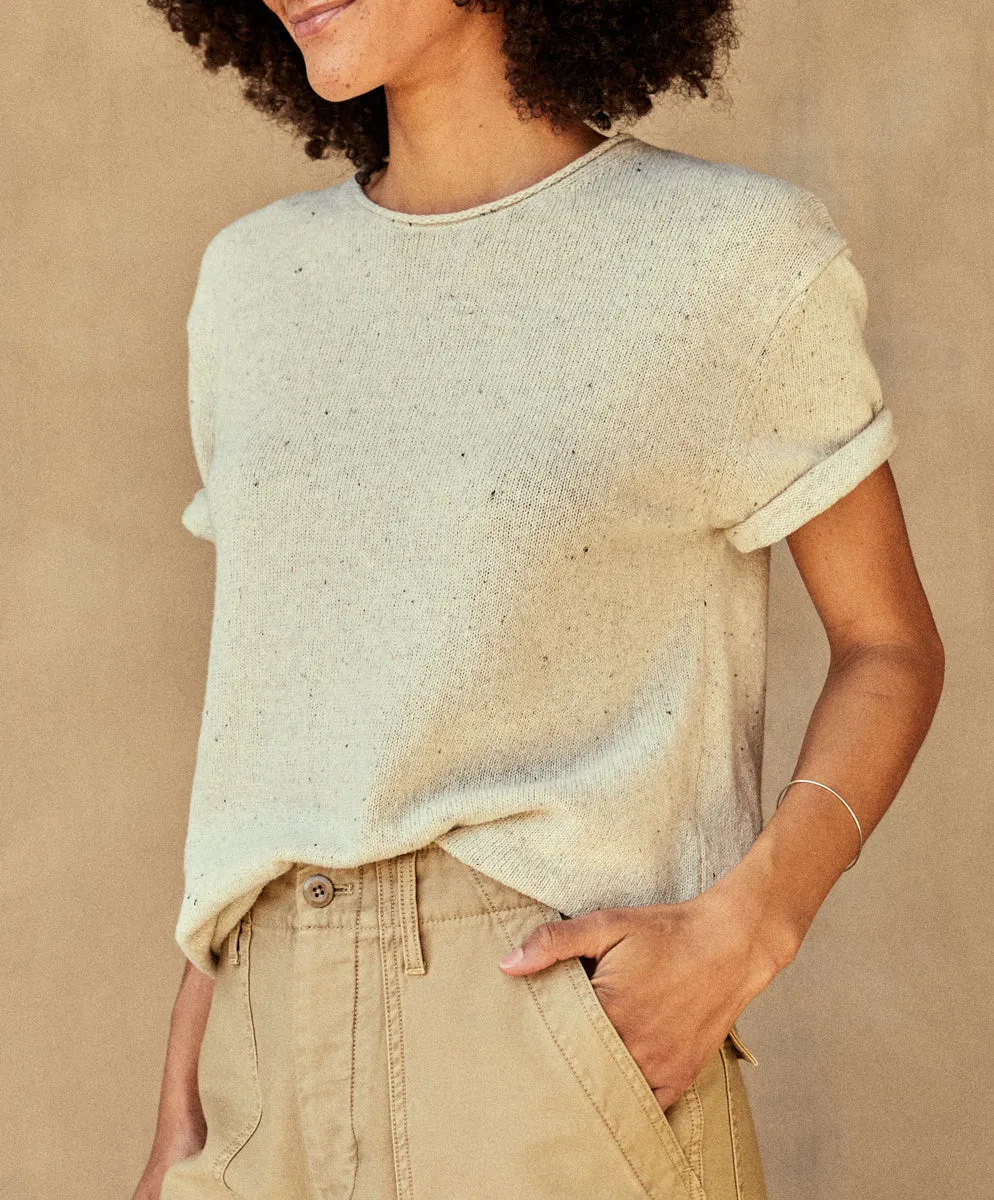 Outerknown Womens Shirt Crescent Knit Top