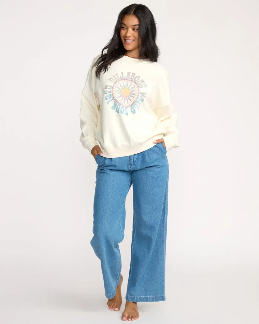 Billabong Womens Sweatshirt Echo Crewneck