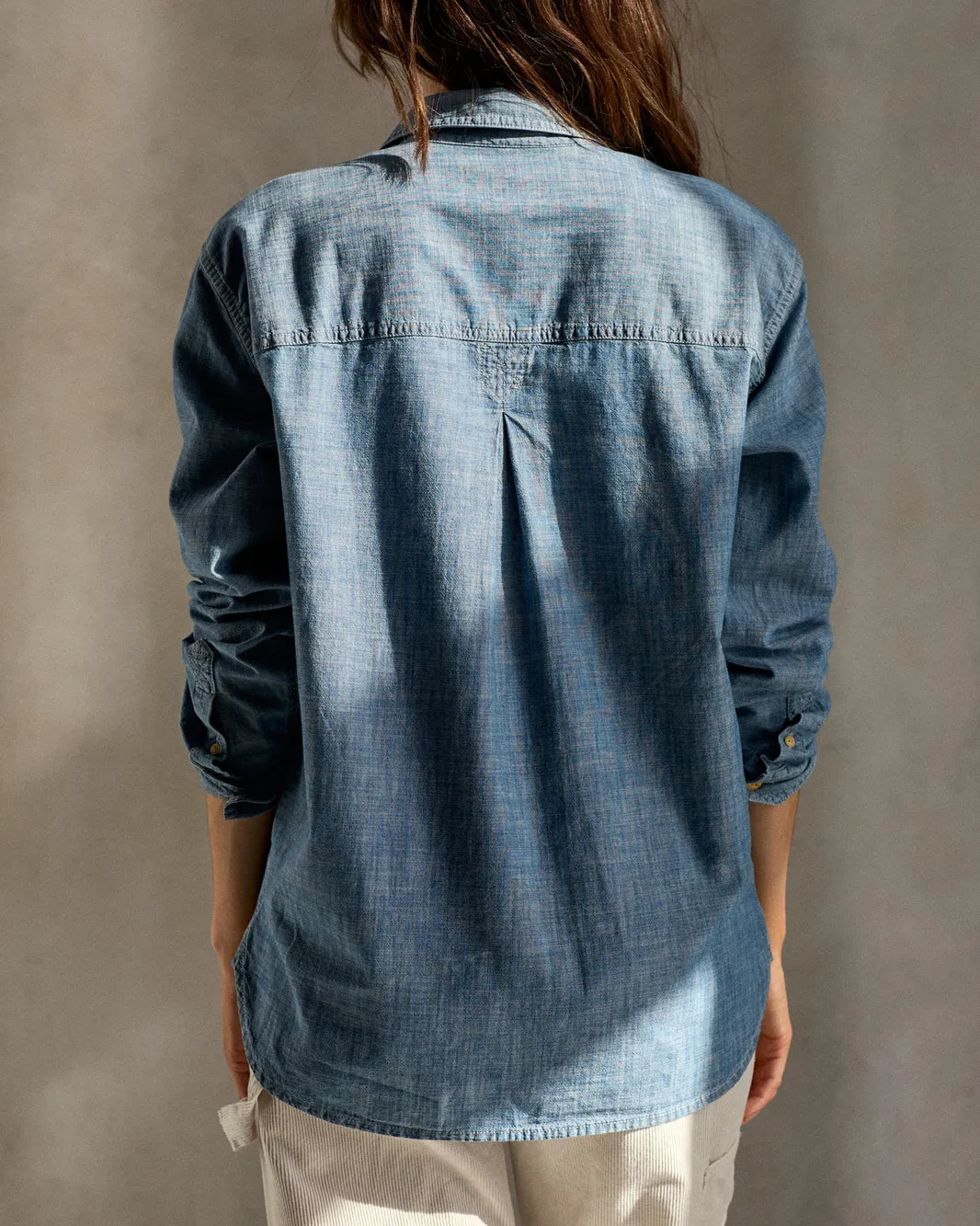 Outerknown Womens Shirt Chambray Utility