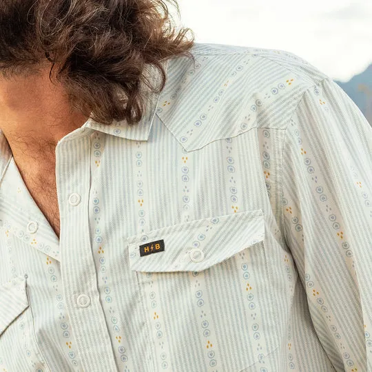 Howler Brothers Mens Woven H Bar B Tech Longsleeve