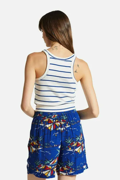 Brixton Womens Tank Top Organic Rib High Neck