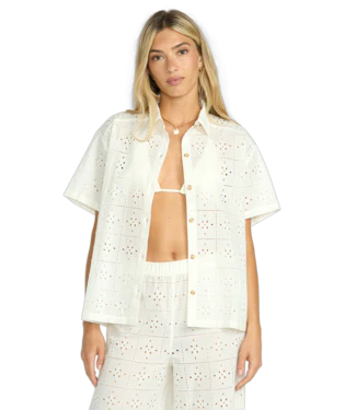 Billabong Womens Shirt Eyelet Crush SS Woven