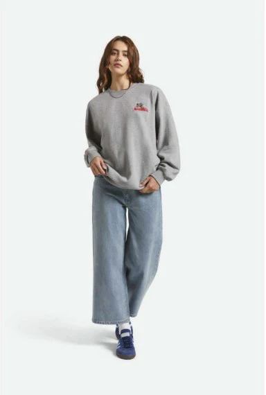 Brixton Womens Sweatshirt Inwood W Oversized Fleece