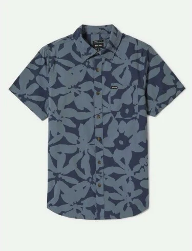 Brixton Mens Woven Charter Print