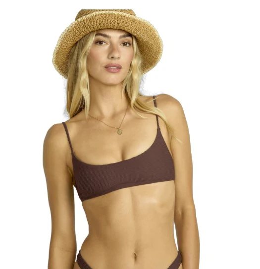 Billabong Womens Bikini Top Tanlines Jaclyn Crop