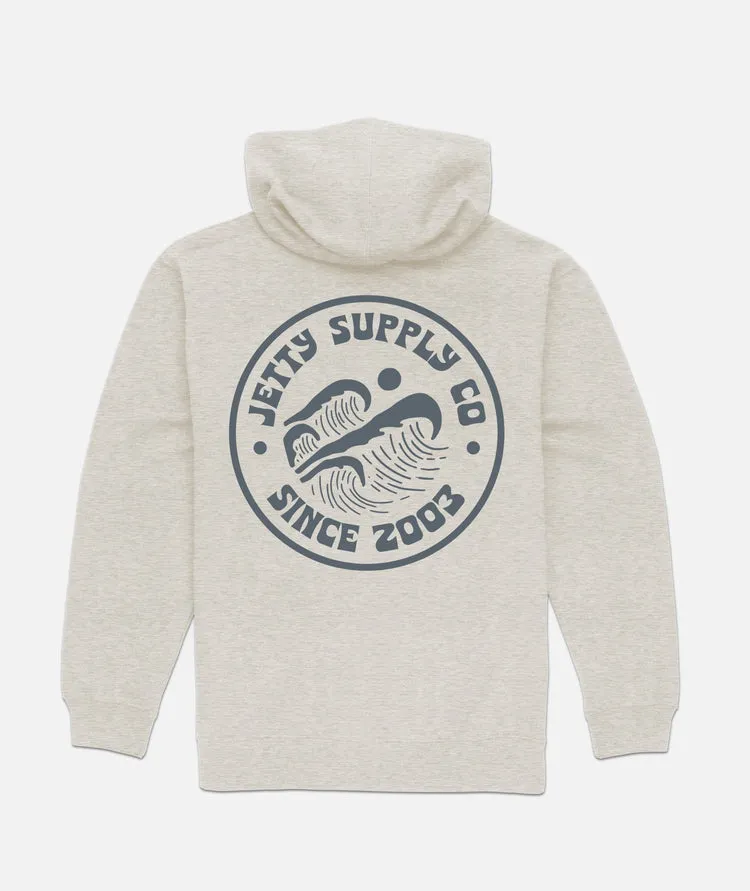 Jetty Mens Sweatshirt Wavetop Zippy