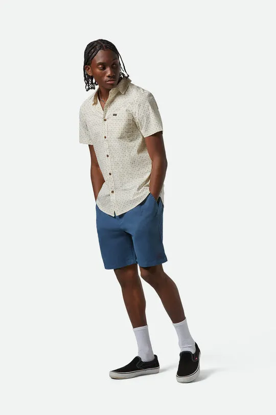 Brixton Mens Woven Charter Print