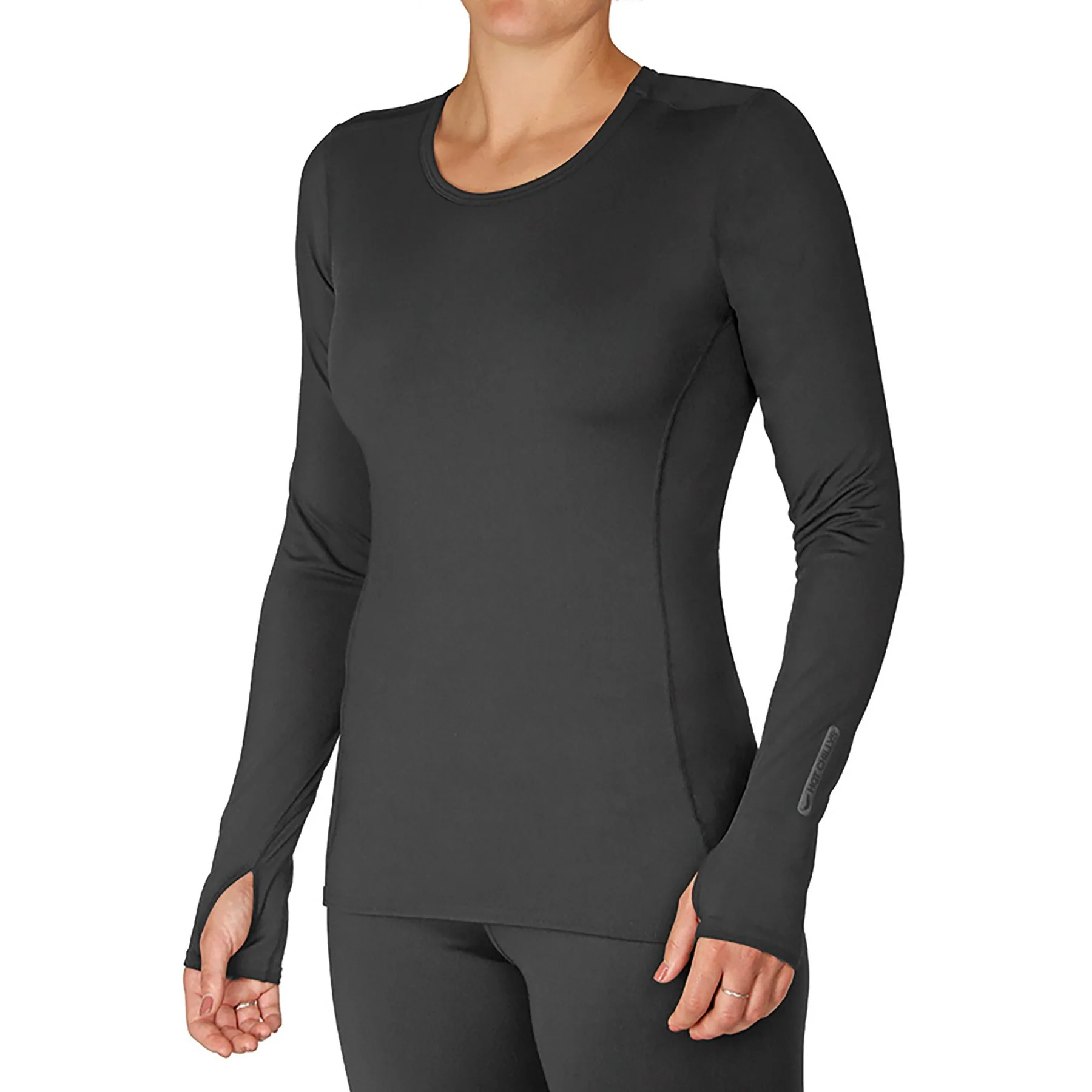 Hot Chillys Womens Snow Layers Micro-Elite Chamois Crewneck