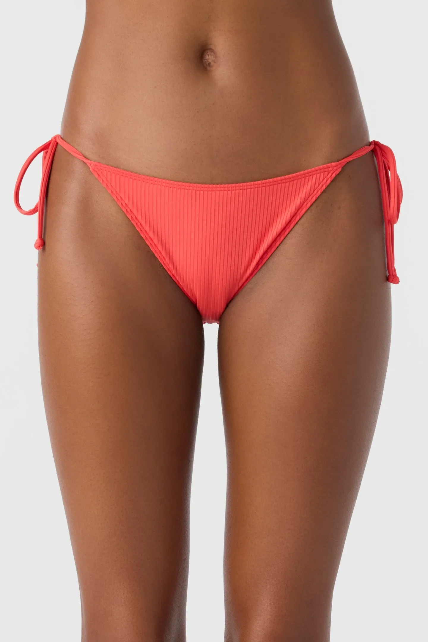 Oneill Womens Bikini Bottoms Saltwater Solids Rib Maracas Tie Side