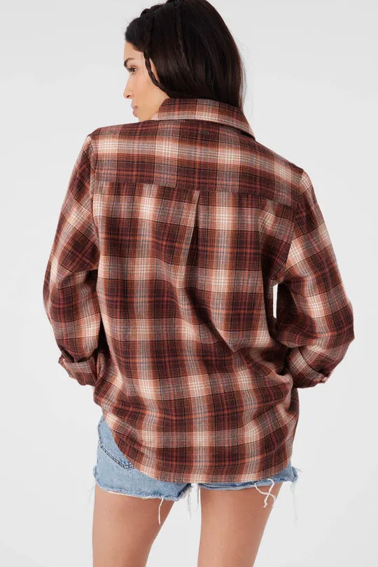 Oneill Womens Shirt Brooks Flannel