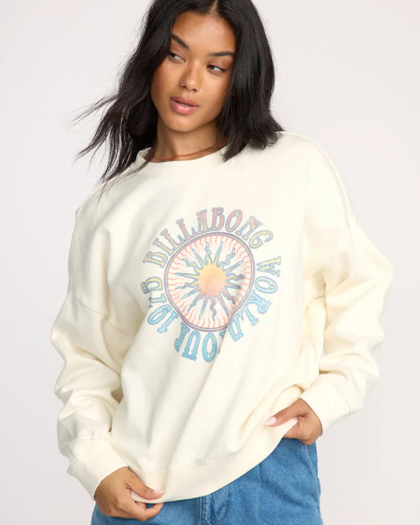 Billabong Womens Sweatshirt Echo Crewneck