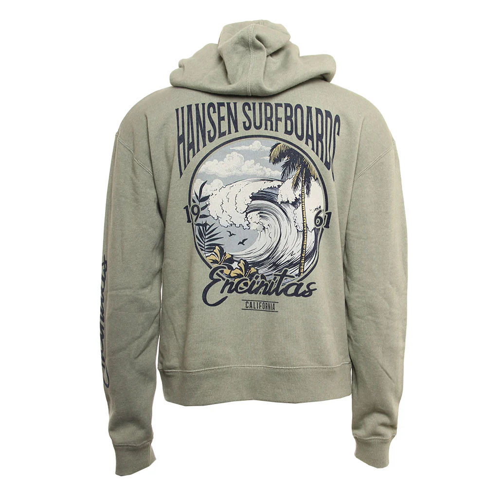 Hansen Womens Sweatshirt Force Of Nature Zip Hoodie