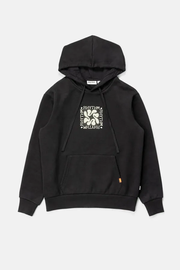 Rhythm Mens Sweatshirt Grange Fleece Hood