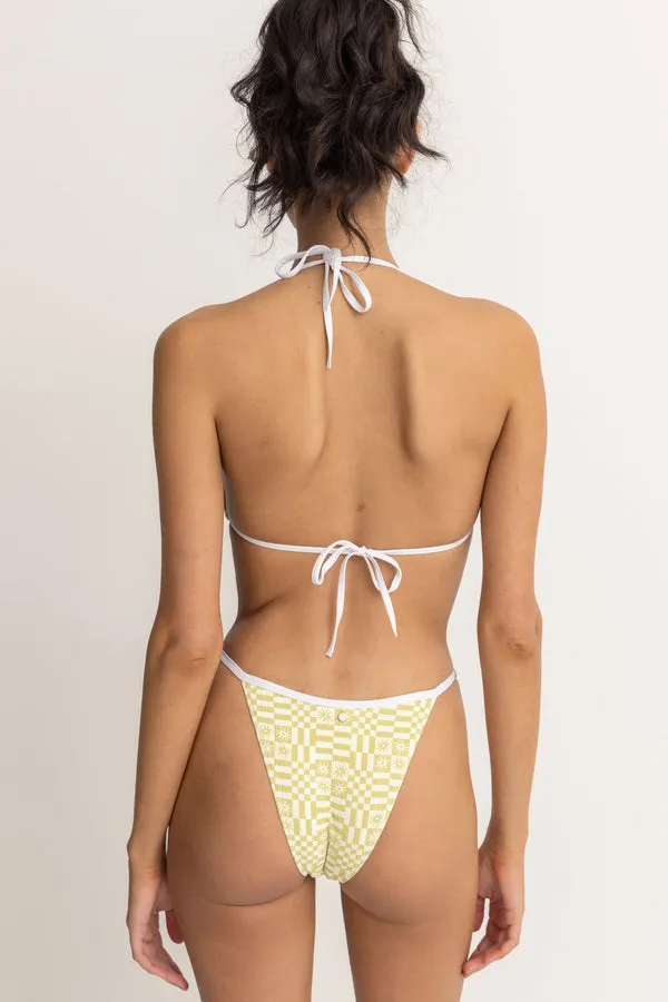 Rhythm Womens Bikini Top Horizon Slide Tri