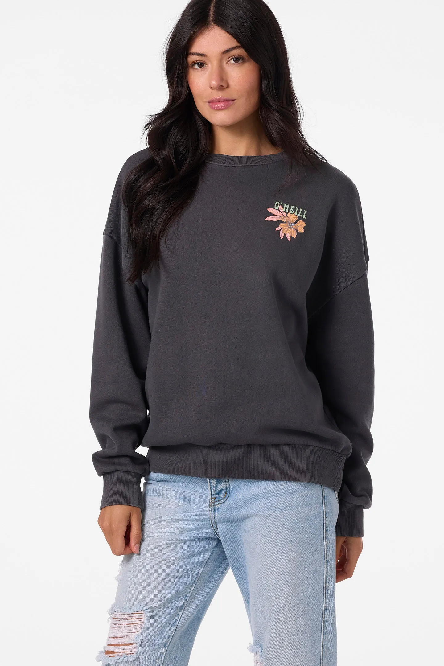 Oneill Womens Sweatshirt Solis Crew Neck Fleece