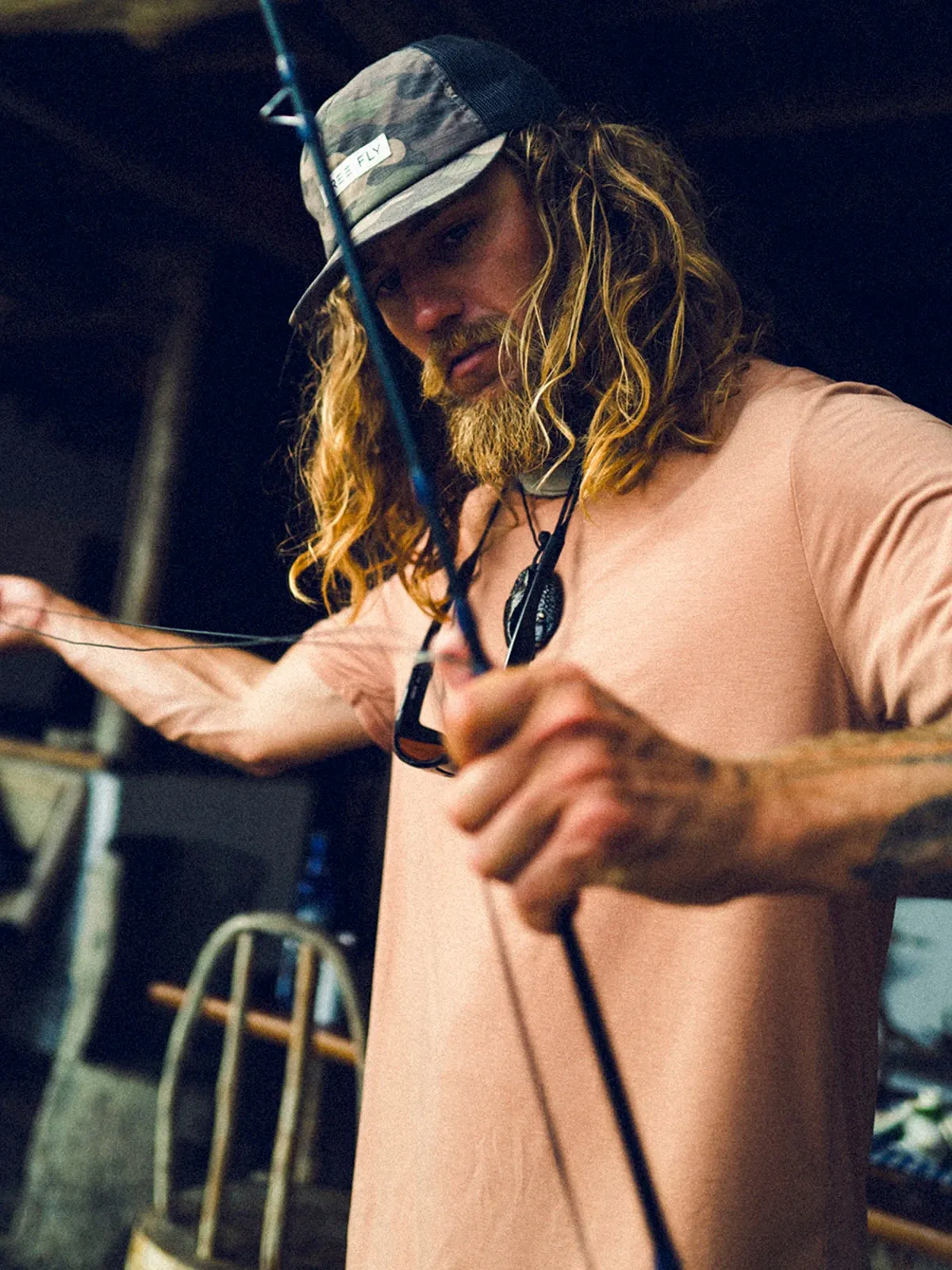 Free Fly Mens Shirt Elevate Lightweight Tee
