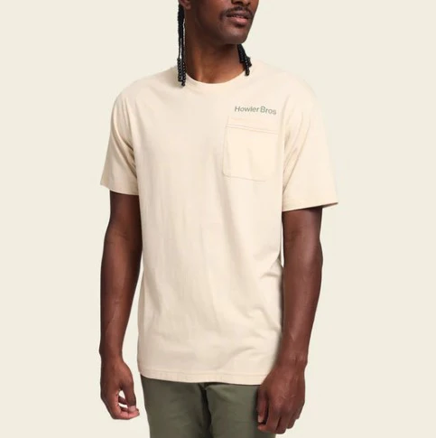 Howler Brothers Mens Shirt Pelican Postage Pocket T