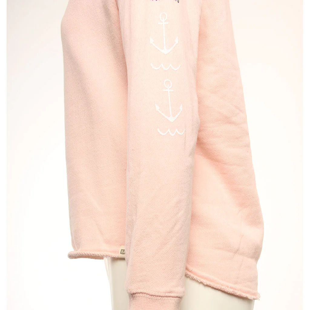 Hansen Womens Sweatshirt Wave Anchor Rosie Heathered Hoodie