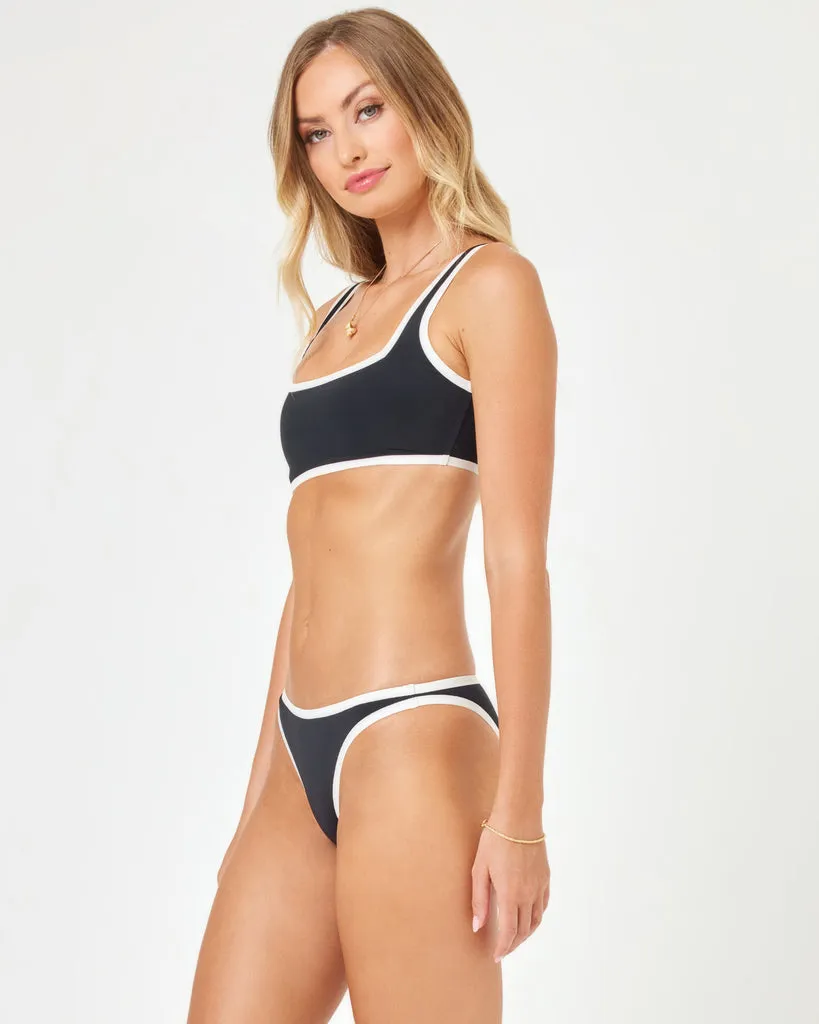 L*Space Womens Bikini Bottoms Seam-Free Color Block Camacho