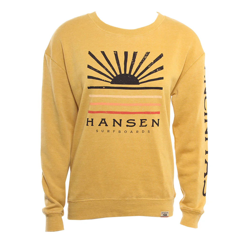 Hansen Womens Sweatshirt Risin Sun Weathered