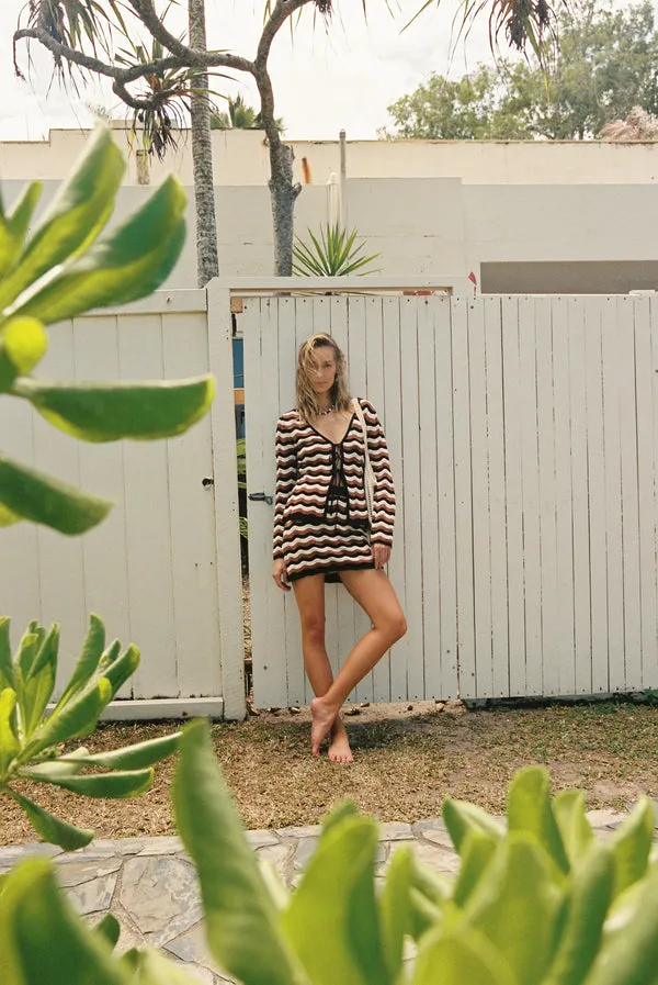 Rhythm Womens Skirt Venice Knit Mini