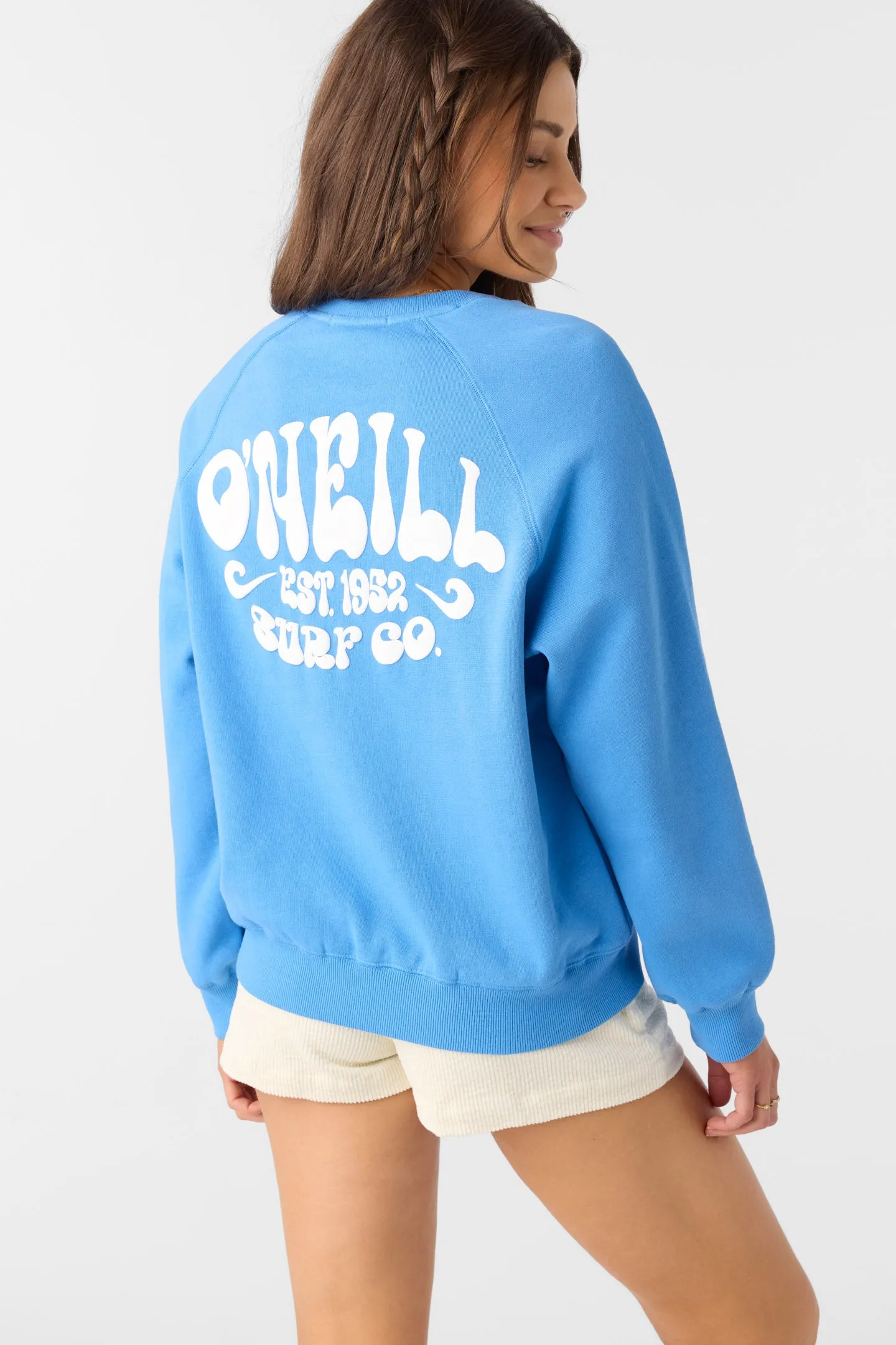 Oneill Womens Sweatshirt Boardwalk Crew Neck Fleece