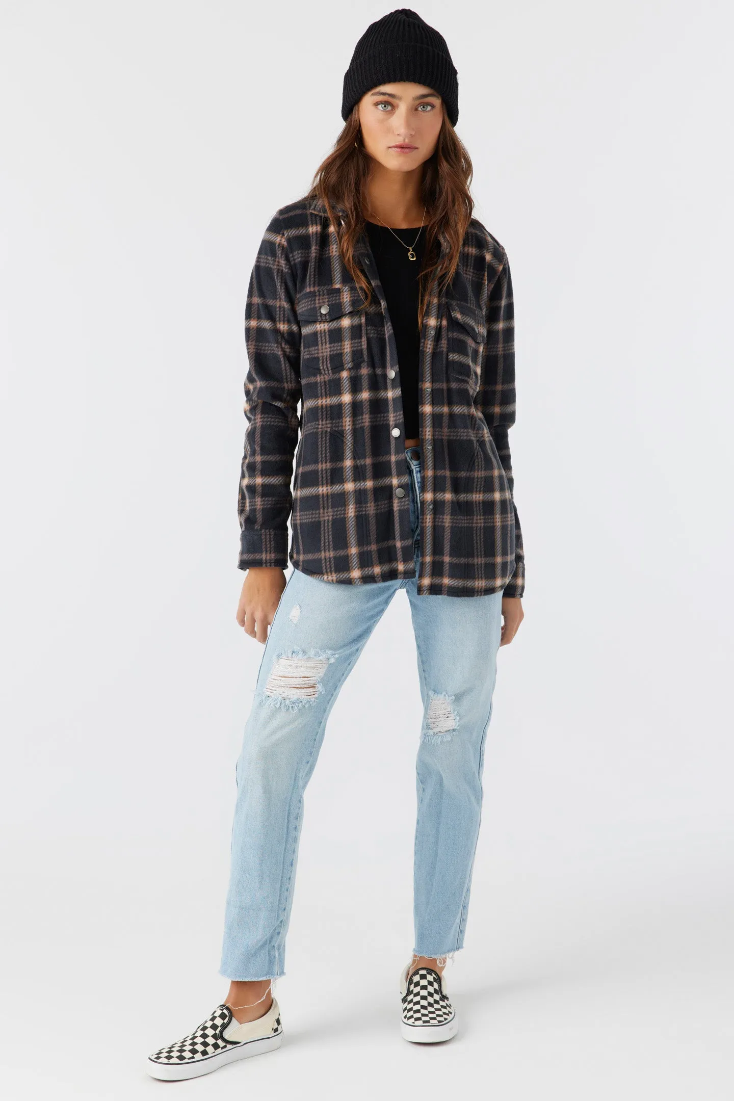 Oneill Womens Shirt Zuma Superfleece Flannel