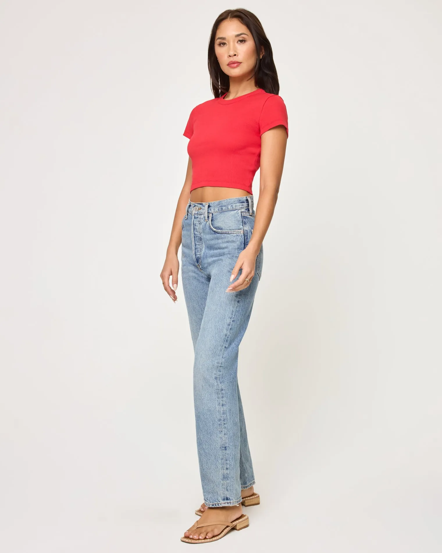 L*Space Womens Shirt Julia Tee