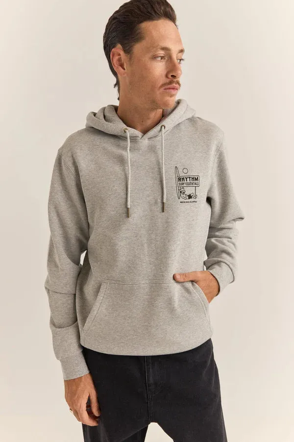 Rhythm Mens Sweatshirt Siesta Fleece Hood
