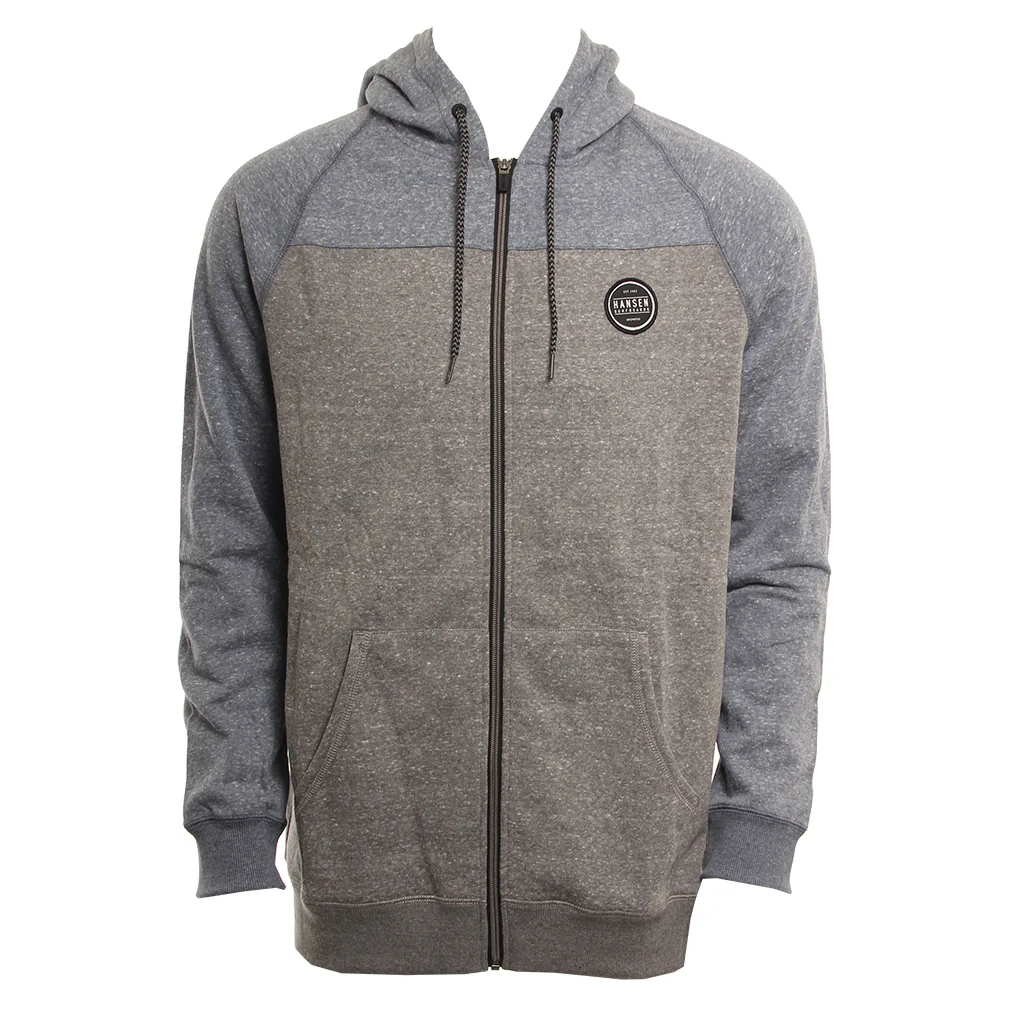 Hansen Mens Sweatshirt Go To 3.0 Zip Fleece