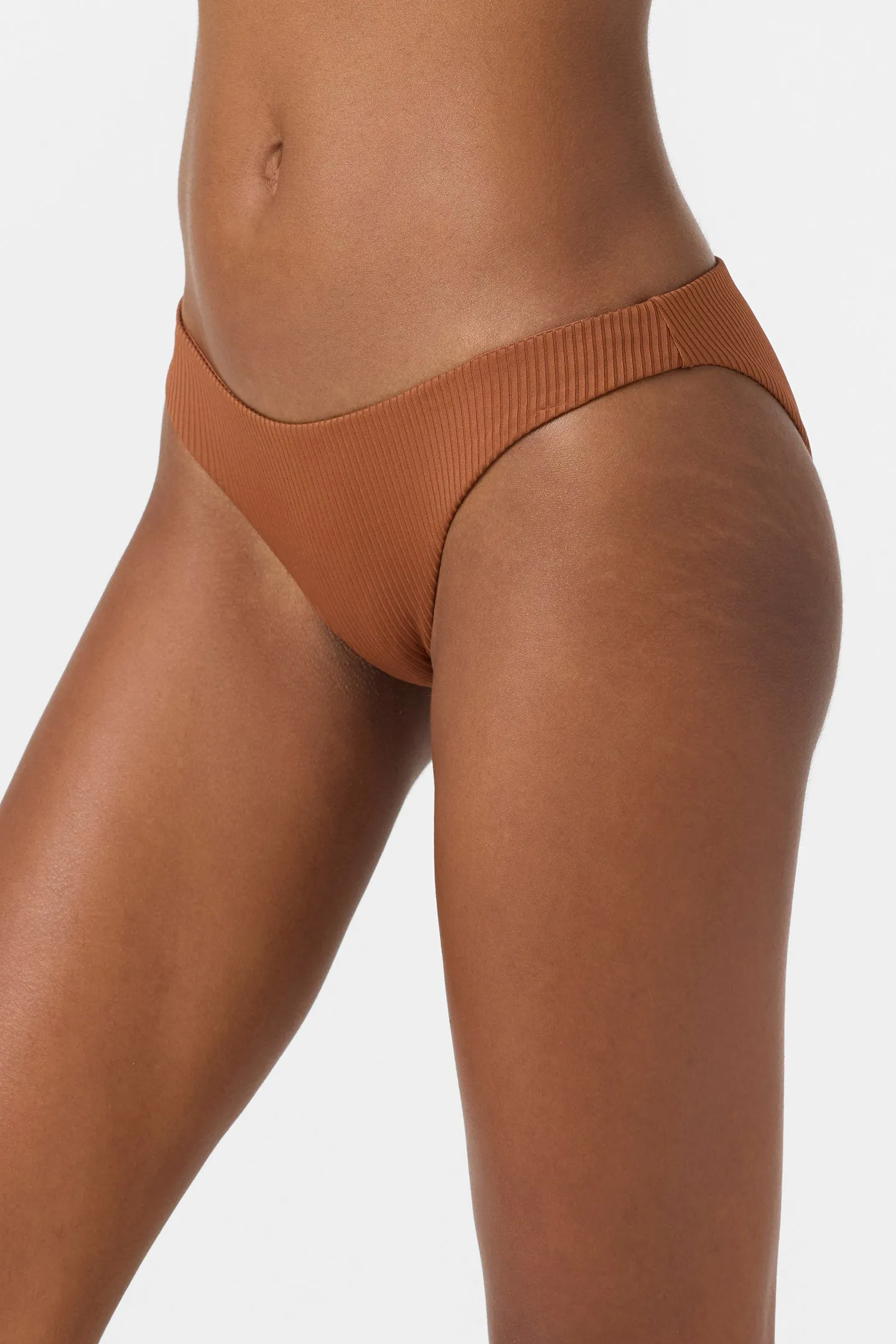 Oneill Womens Bikini Bottoms Saltwater Solids Rib Rockley