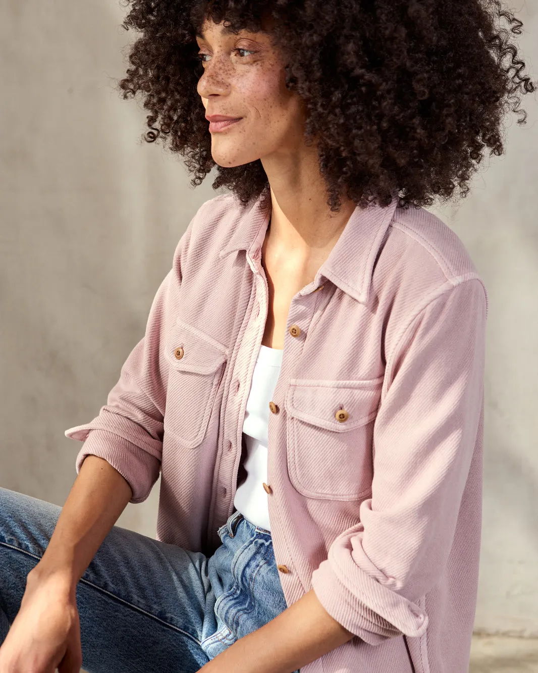 Outerknown Womens Shirt Chroma Blanket