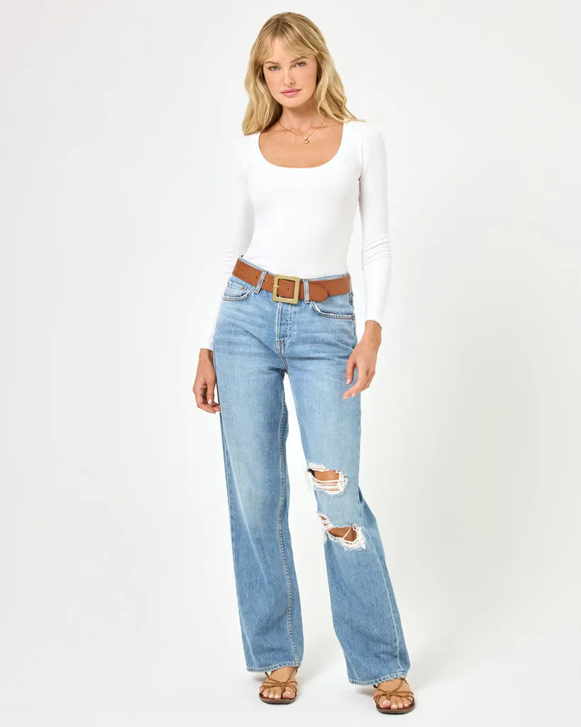 L*Space Womens Shirt Ashlyn Long Sleeve