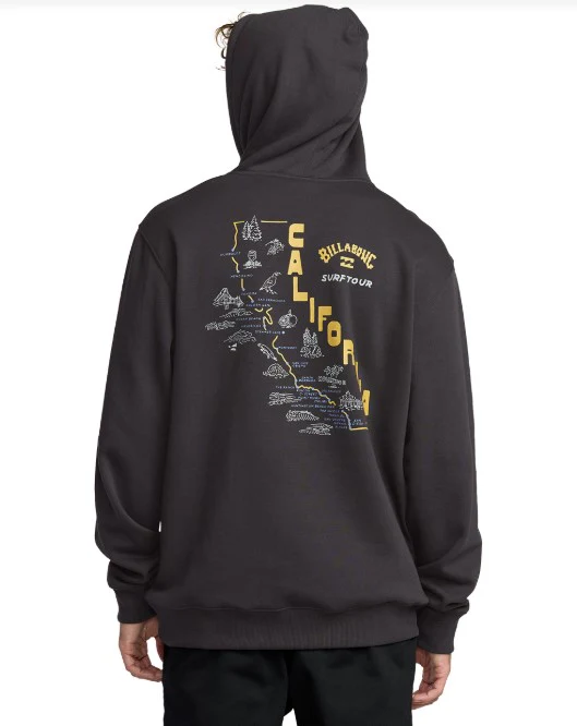 Billabong Mens Sweatshirt Surf Tour Ca Po