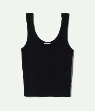 Brixton Womens Tank Top Pointelle Slim Fit