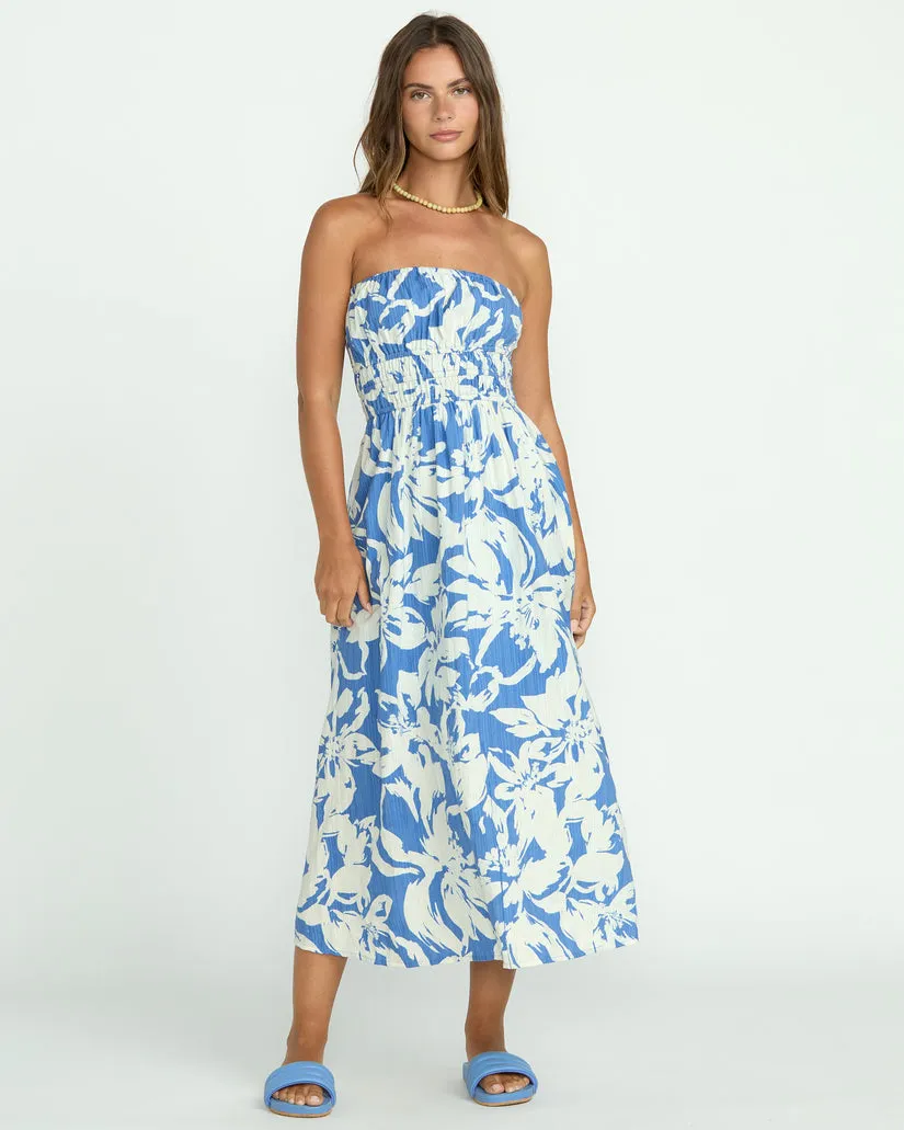 Billabong Womens Dress In The Sky Midi