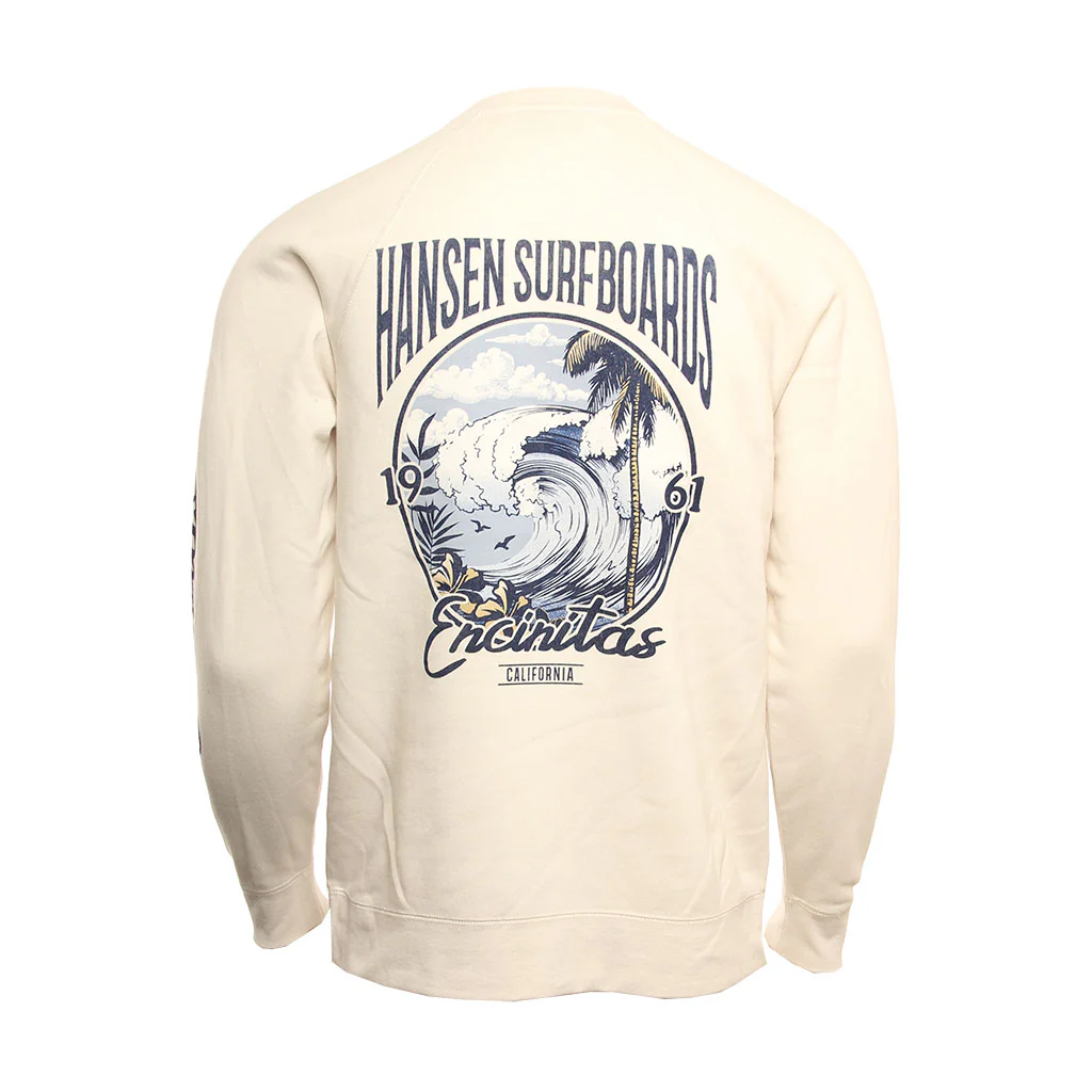 Hansen Mens Sweatshirt Force Of Nature Crew