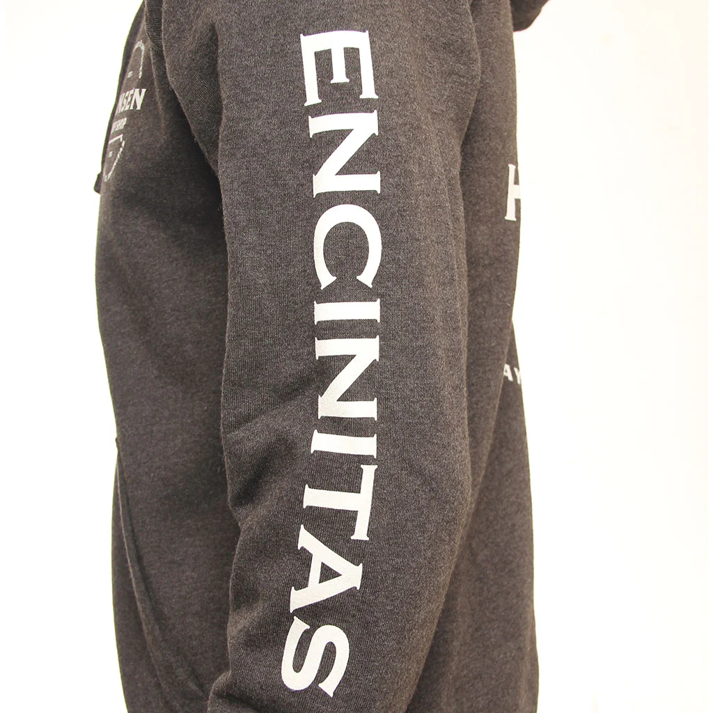 Hansen Mens Sweatshirt Highway Logo Zip Hood