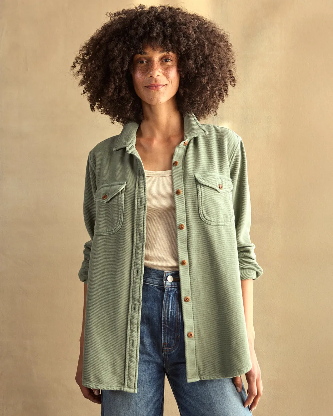 Outerknown Womens Shirt Chroma Blanket