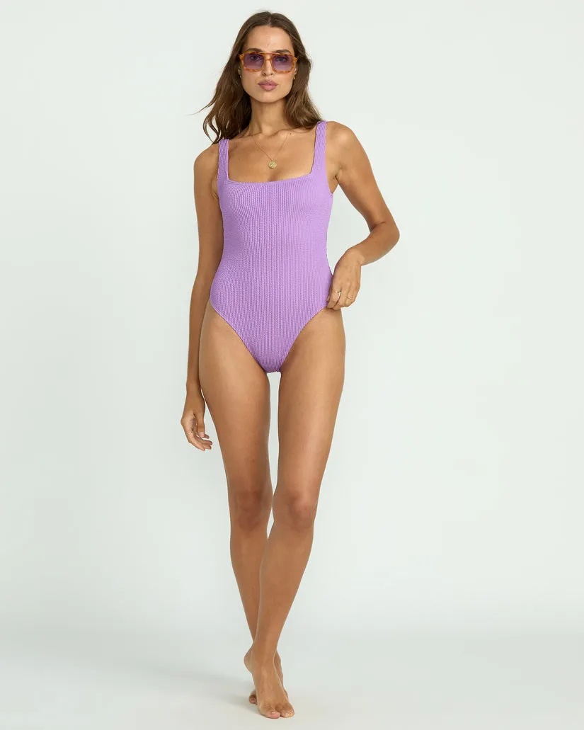 Billabong Womens Swimsuit Summer High Square Neck One-Piece