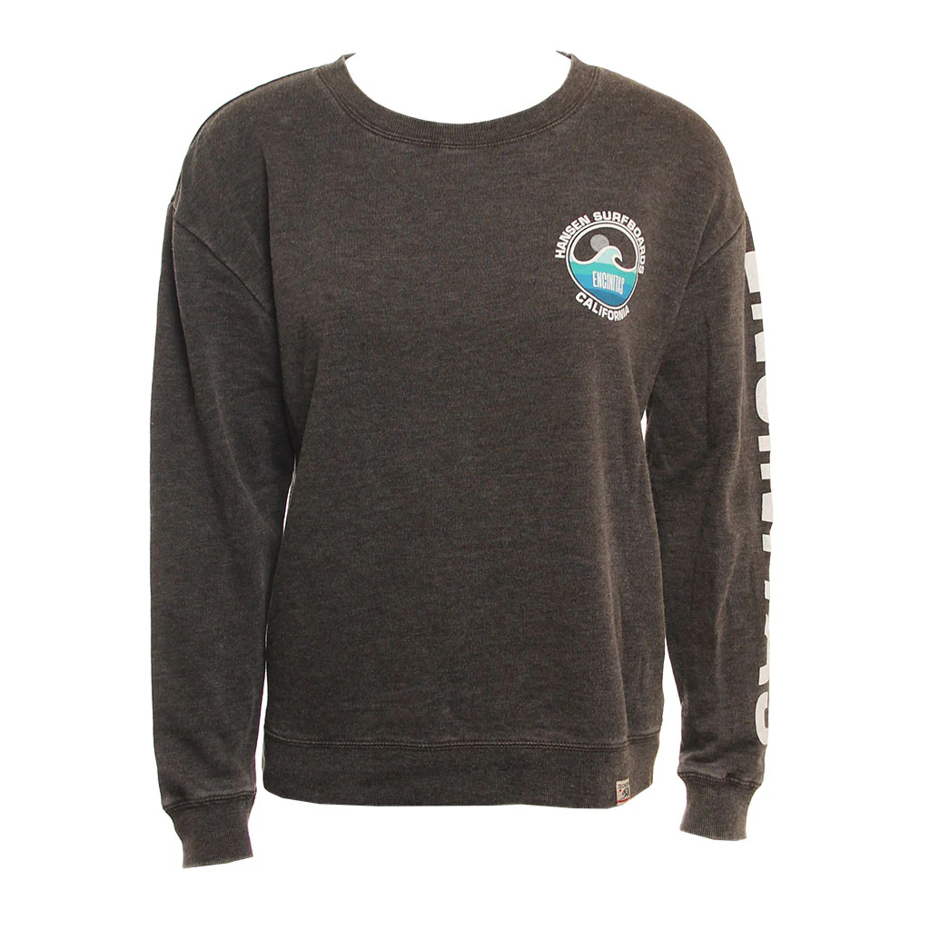 Hansen Womens Sweatshirt Lootin Weathered Crew