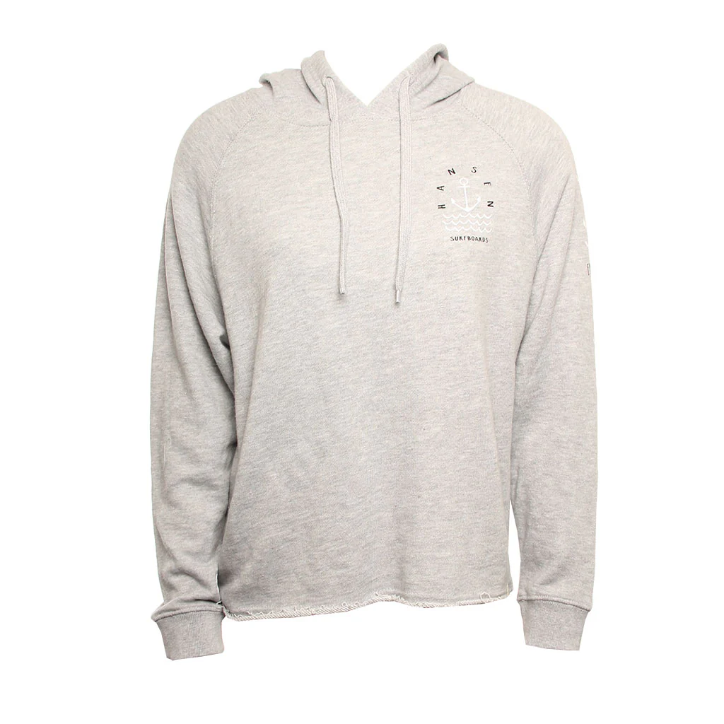 Hansen Womens Sweatshirt Wave Anchor Rosie Heathered Hoodie