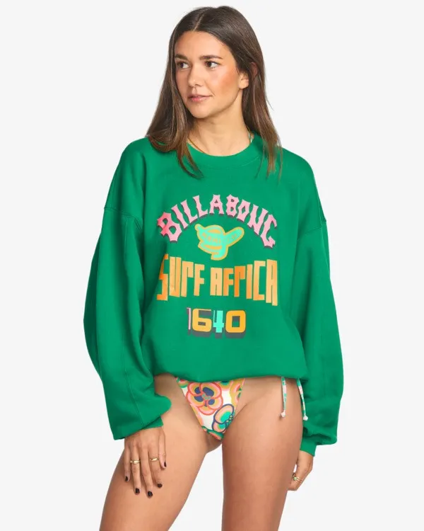 Billabong Womens Sweatshirt Mami Wata Kendall Pullover Crew