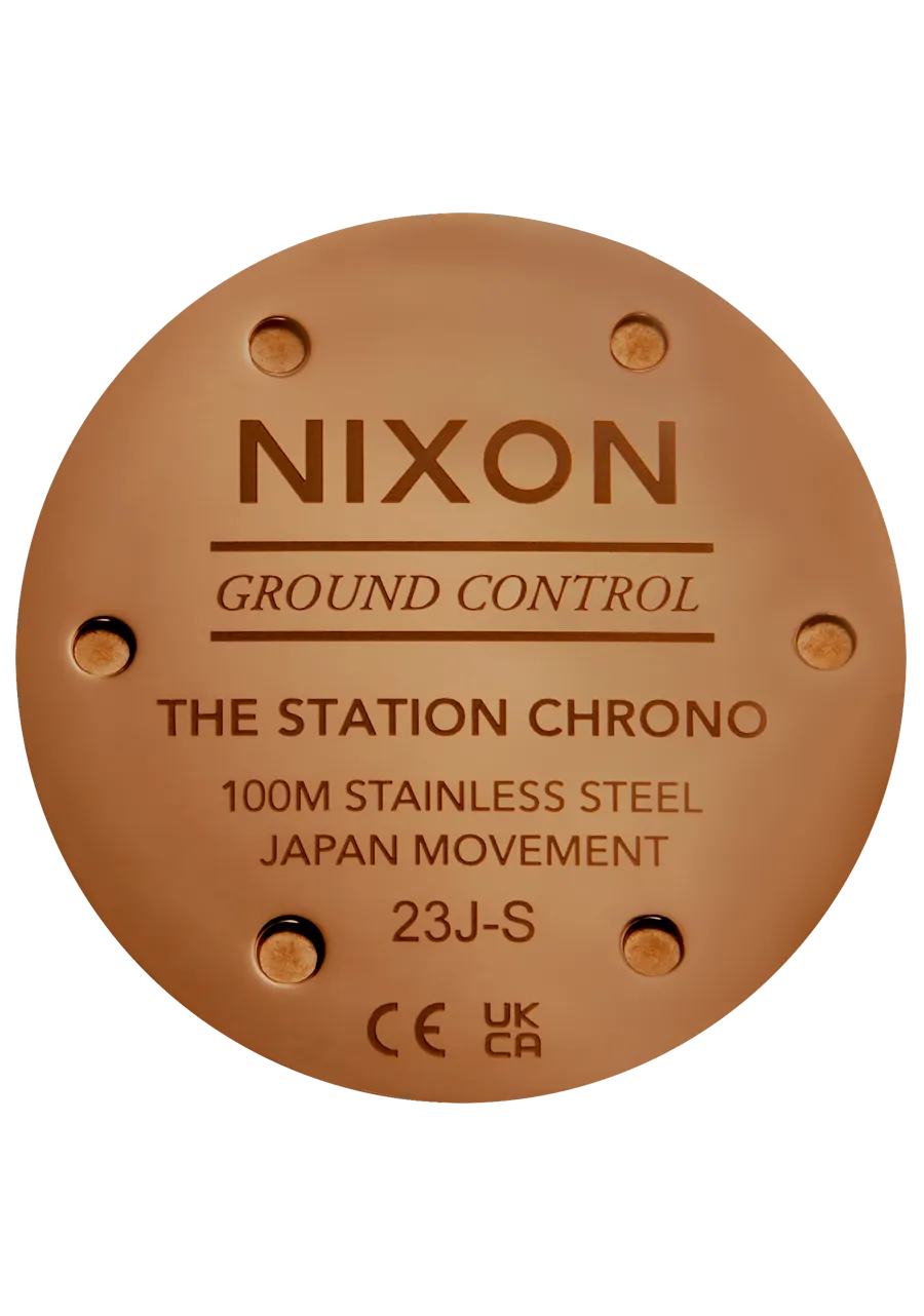 Nixon Watch Station Chrono Leather